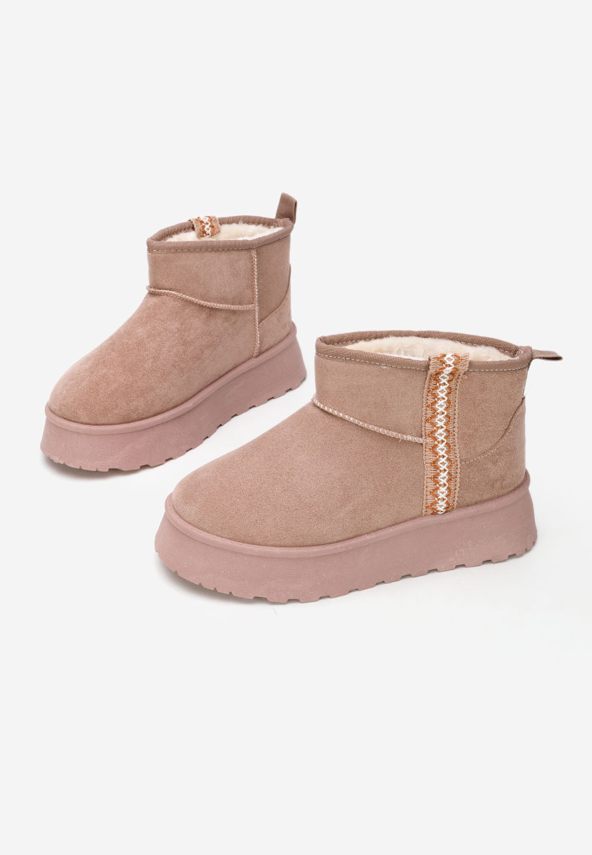 Ghete cu platformă Kristin kaki