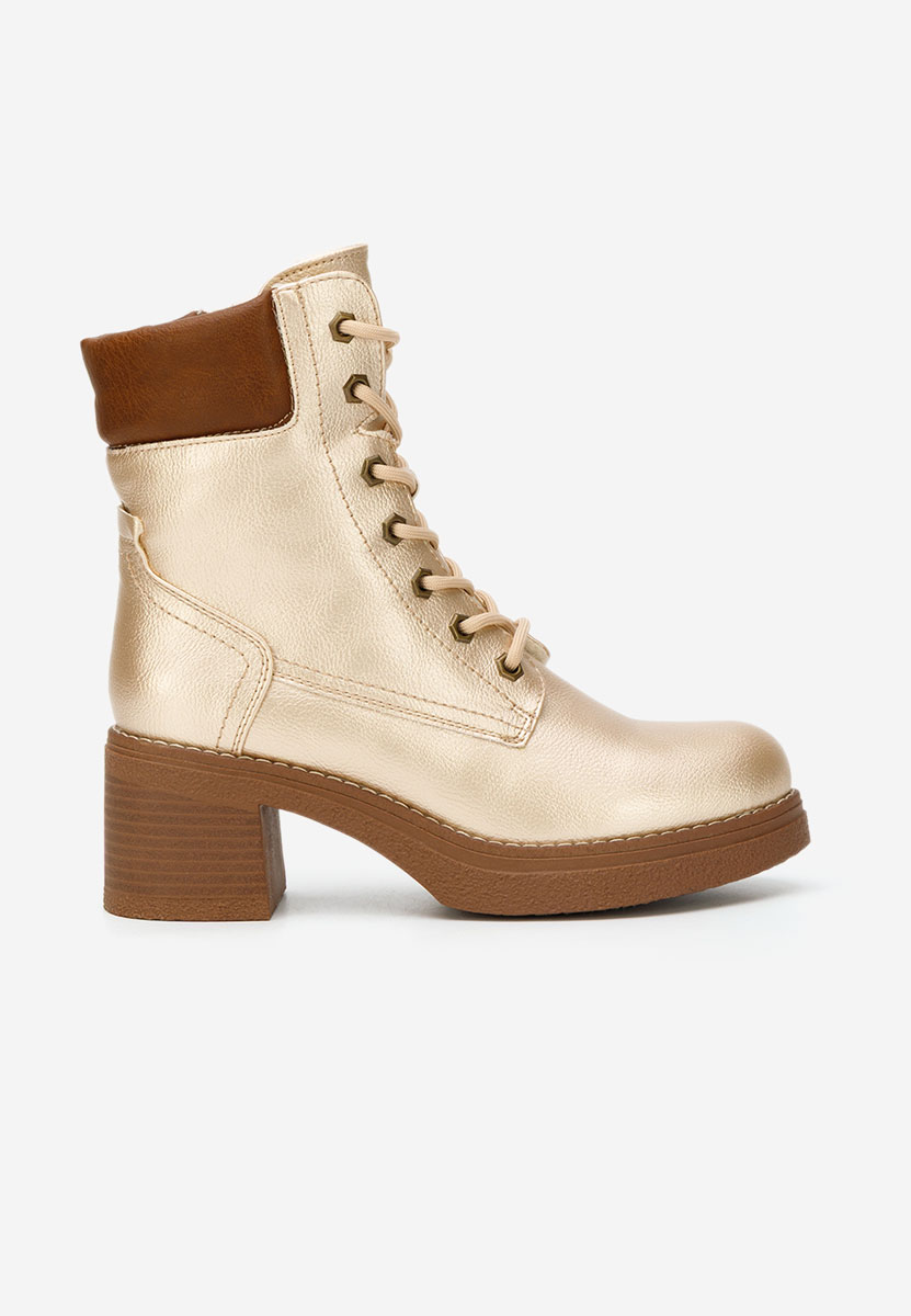 Ghete cu toc Celoria aurii