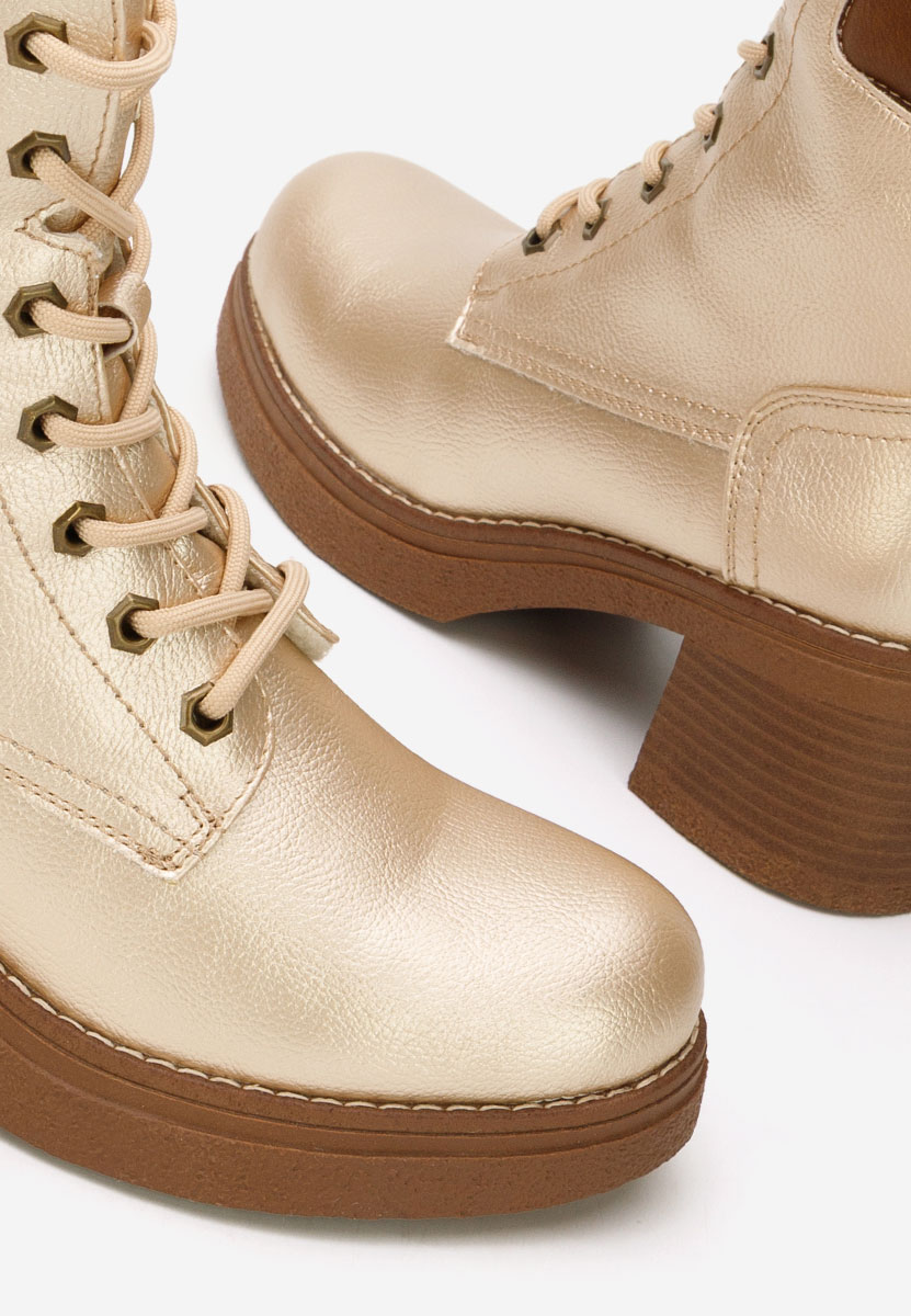 Ghete cu toc Celoria aurii