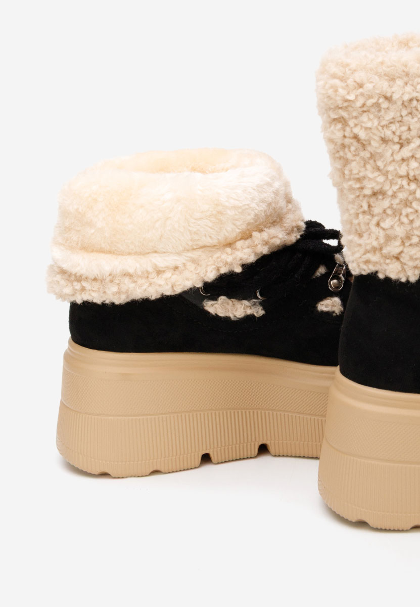 Ghete cu platformă Norelia negre