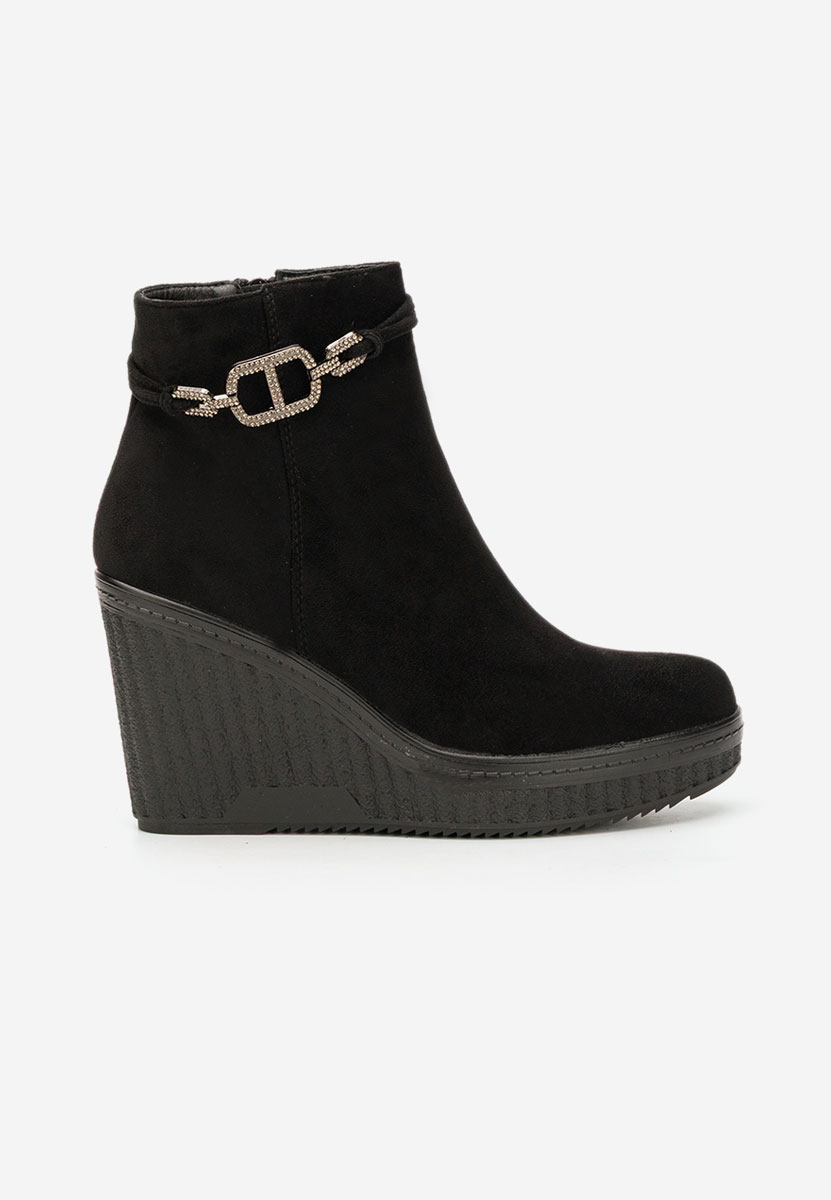 Botine cu platformă Charlet V3 negre