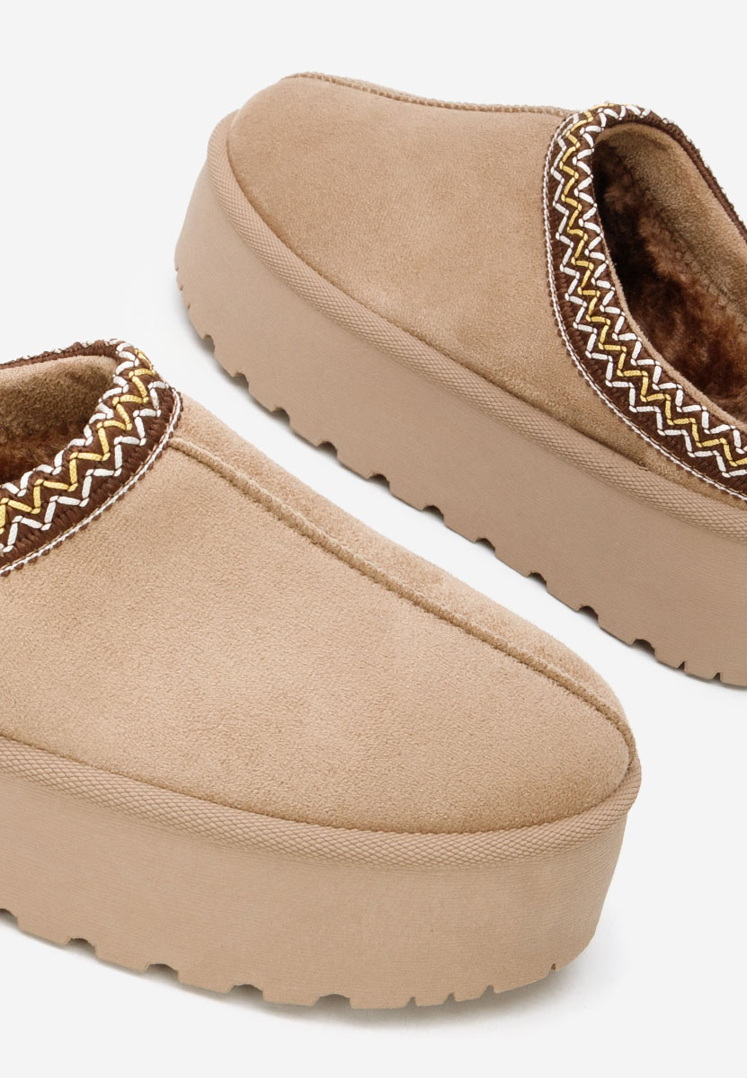 Saboti dama cu platforma Esmie kaki