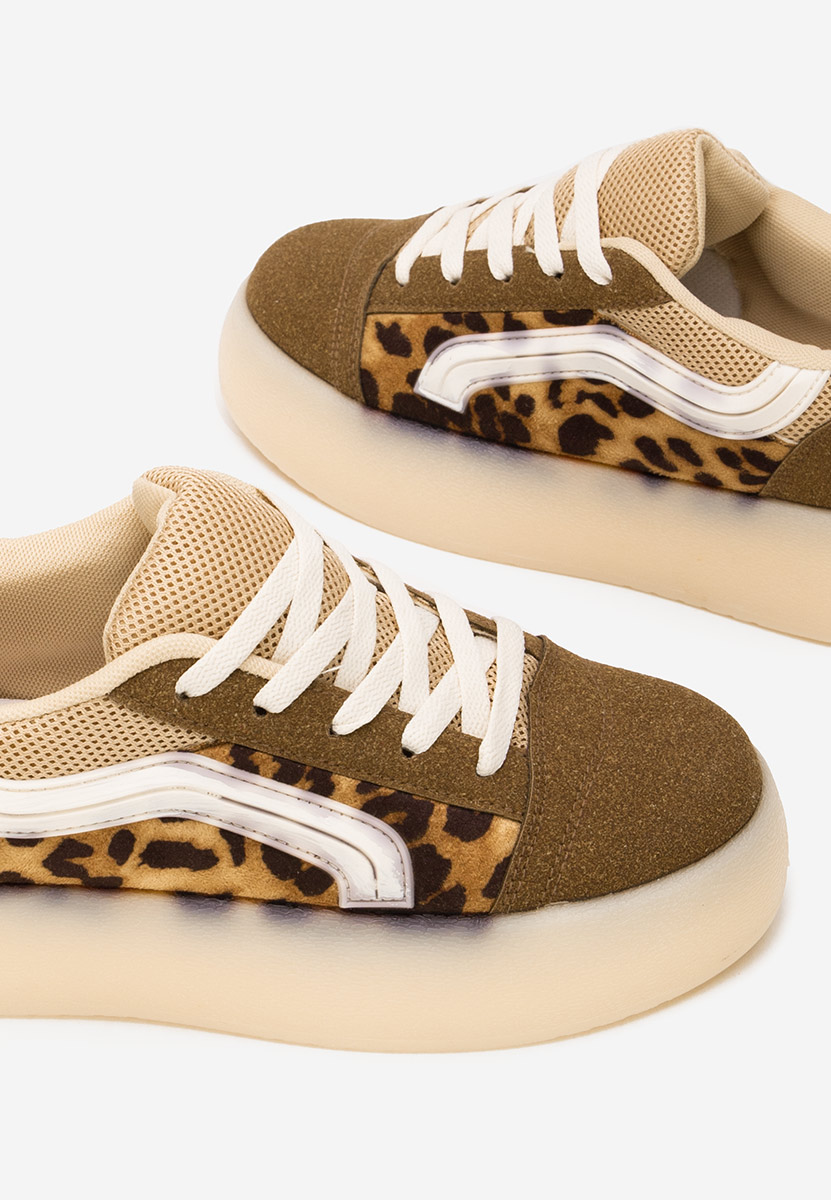 Sneakers dama Davira animal print