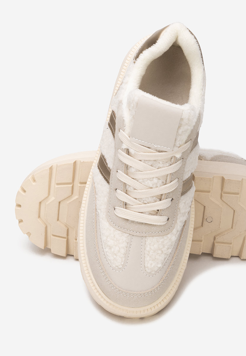 Sneakers cu platformă Janeia bej