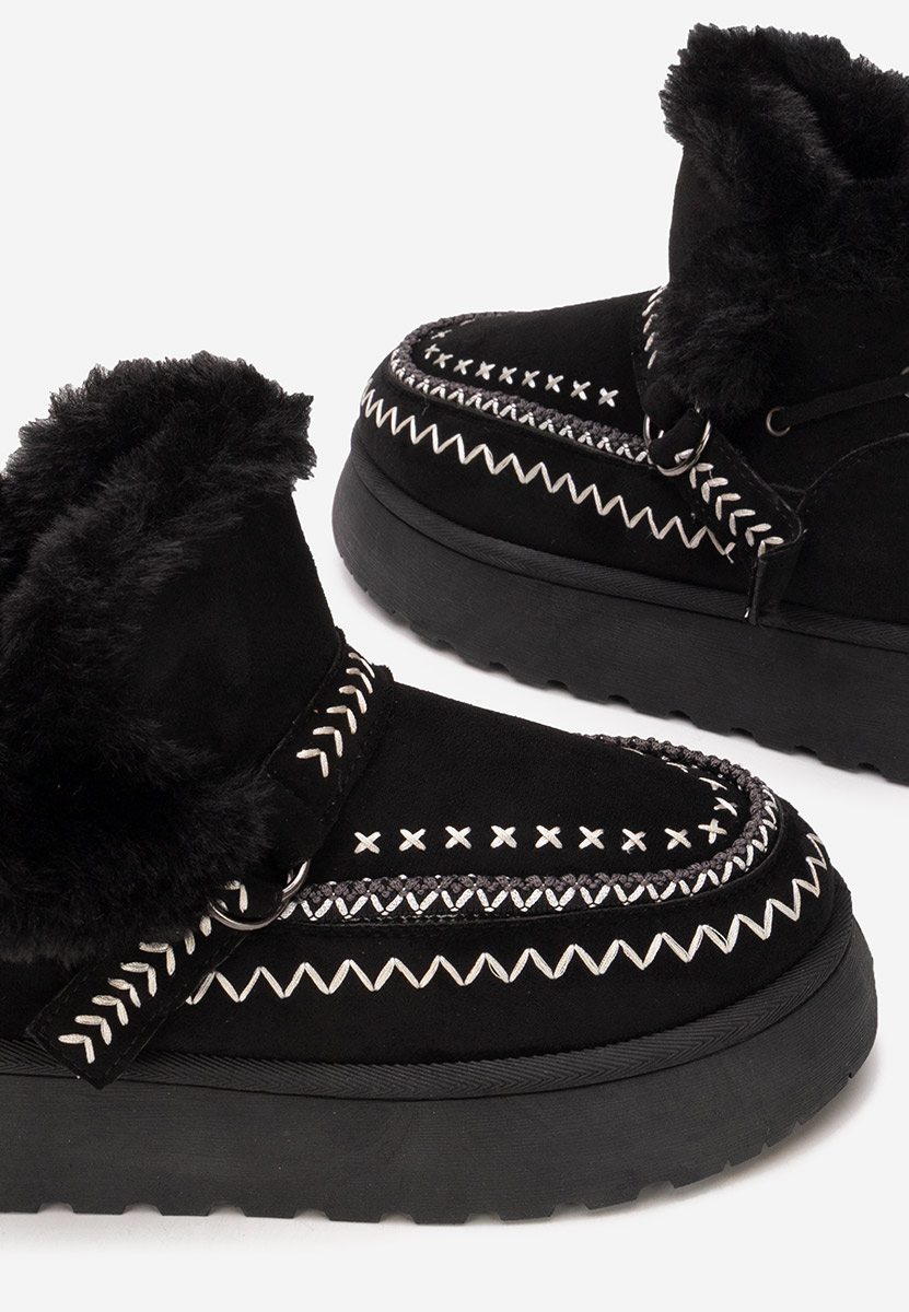 Ghete cu platformă Tavoria negre