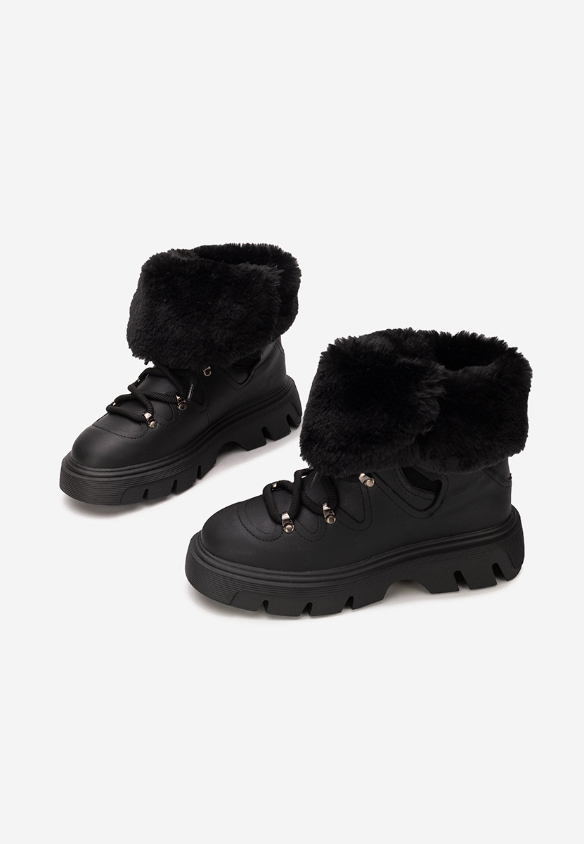 Ghete imblanite dama Celima negre