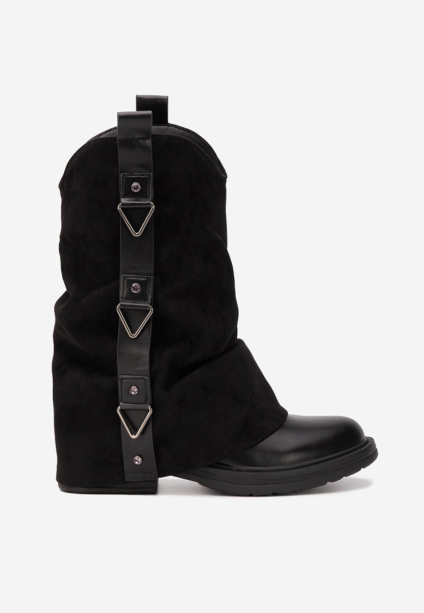 Cizme scurte dama Ismoria negre