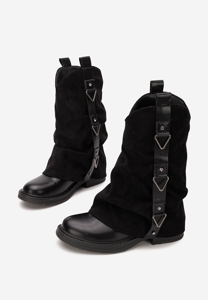 Cizme scurte dama Ismoria negre