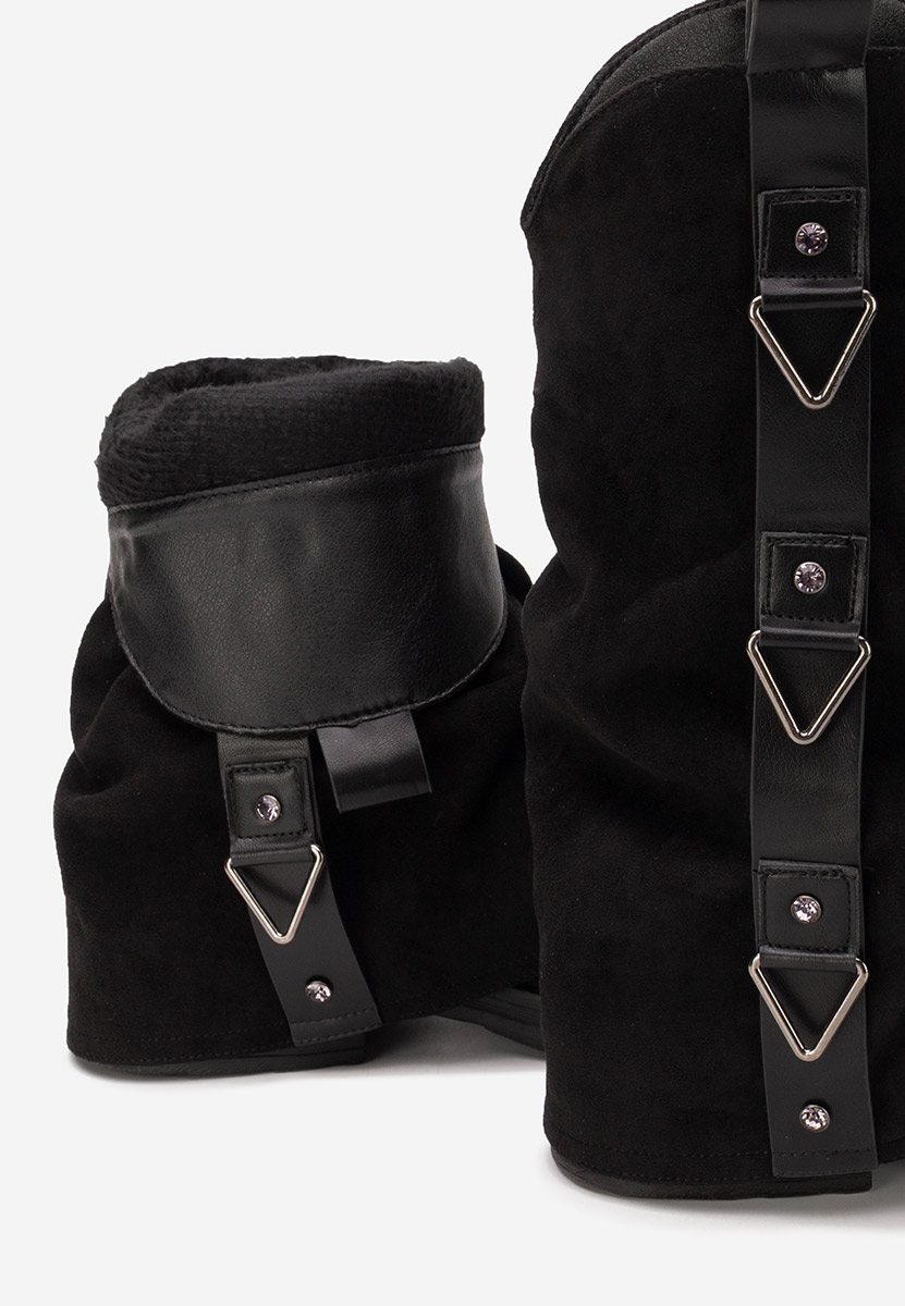 Cizme scurte dama Ismoria negre