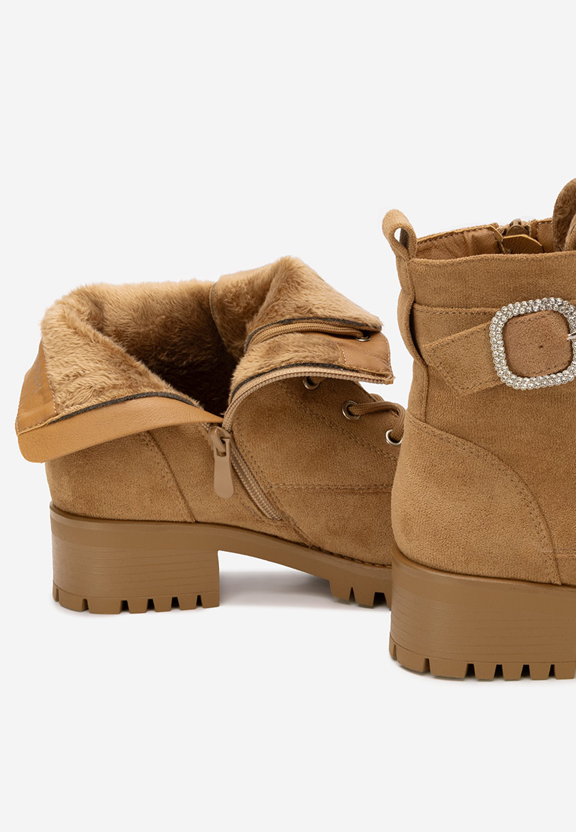 Ghete dama Garneta camel