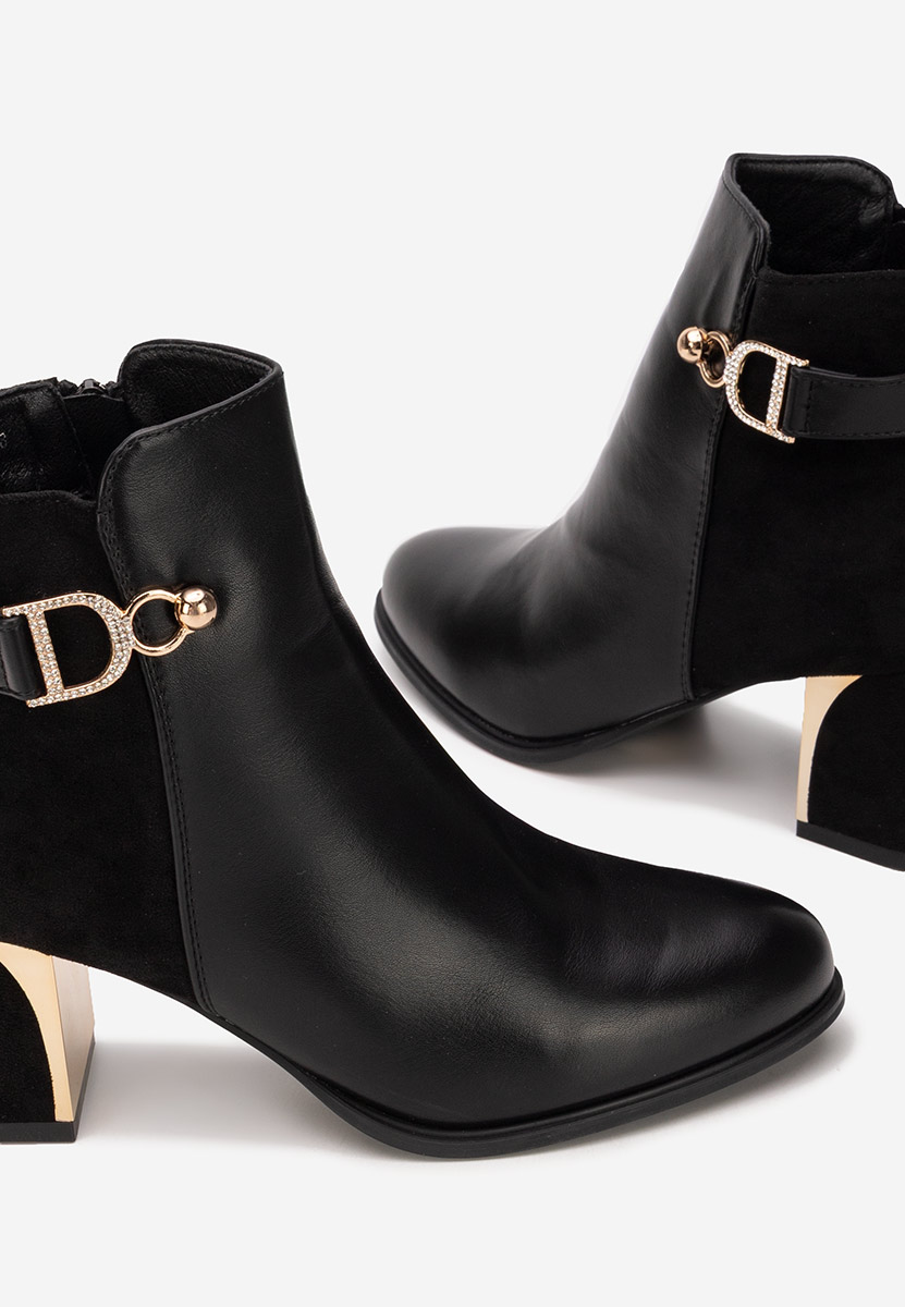 Botine elegante Felisia negre