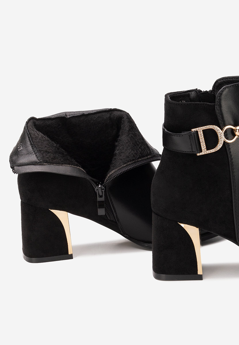 Botine elegante Felisia negre