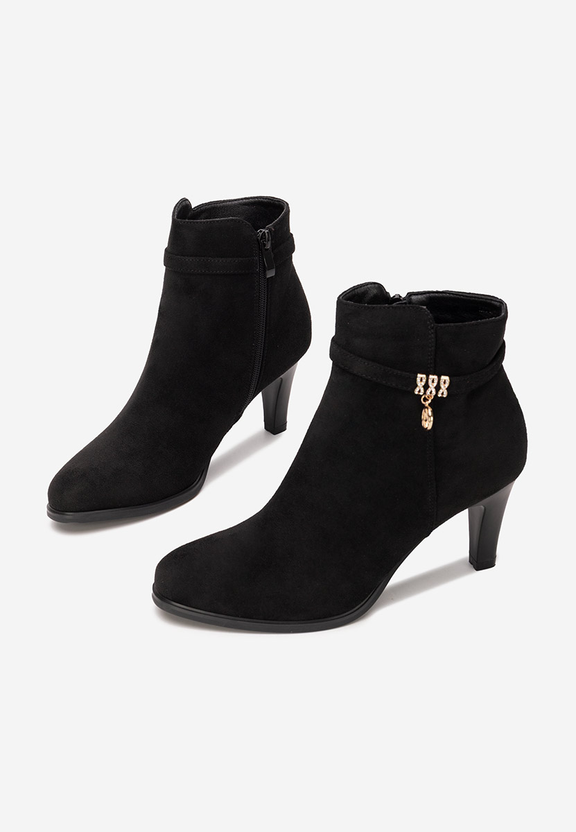 Botine elegante Aliseia negre