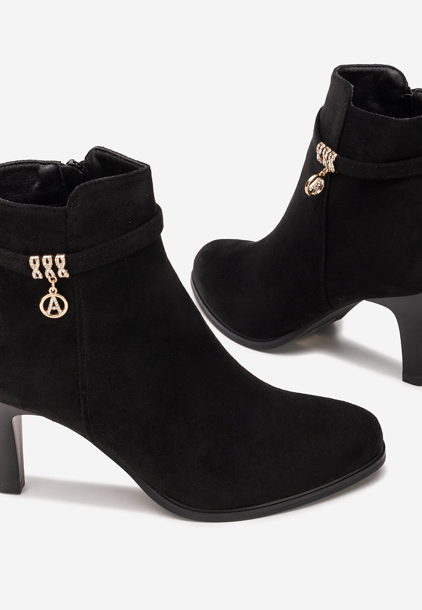 Botine elegante Aliseia negre