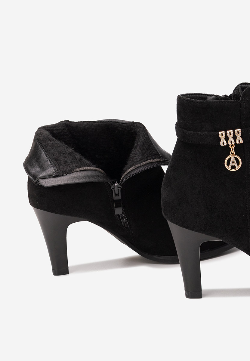 Botine elegante Aliseia negre