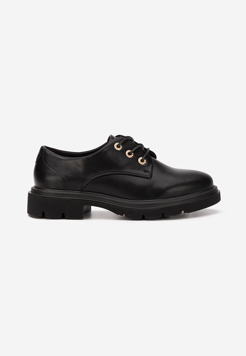 Pantofi casual dama Cliford negri