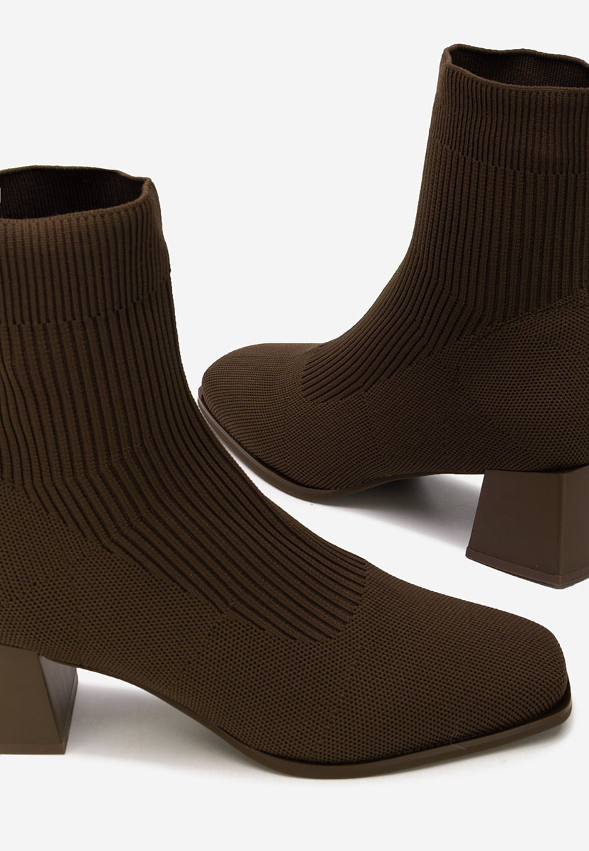 Botine tip soseta Renatia maro