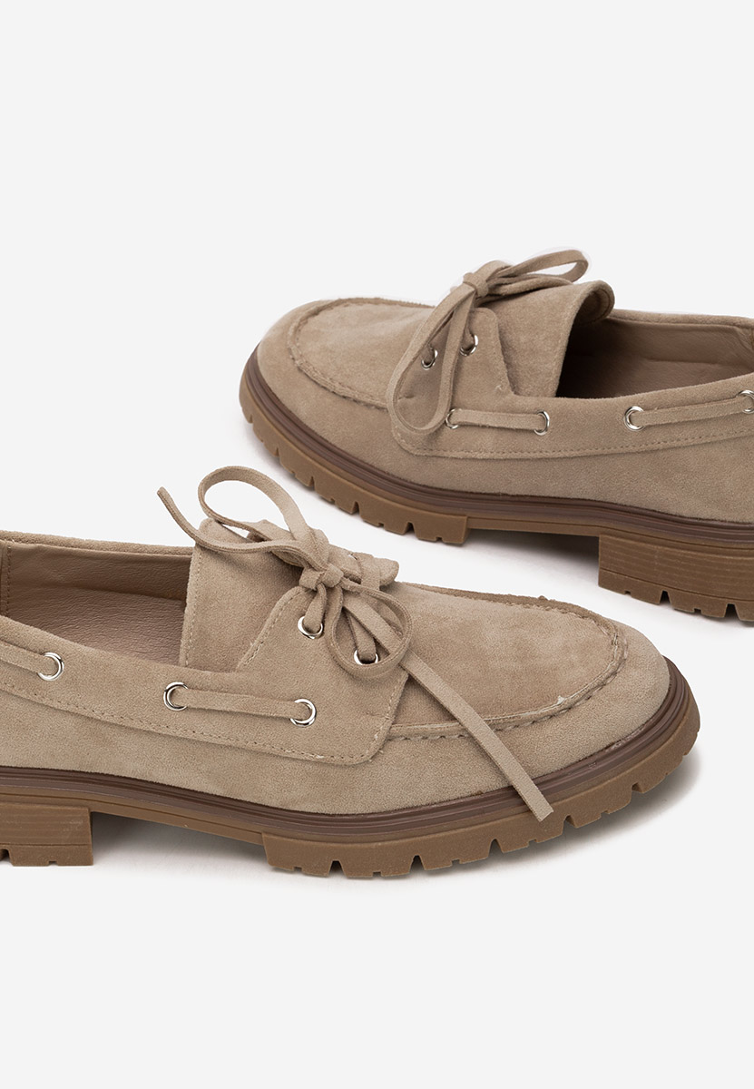 Pantofi casual dama Valoria kaki