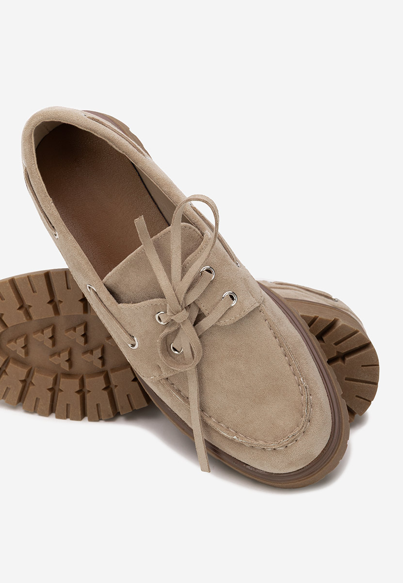 Pantofi casual dama Valoria kaki