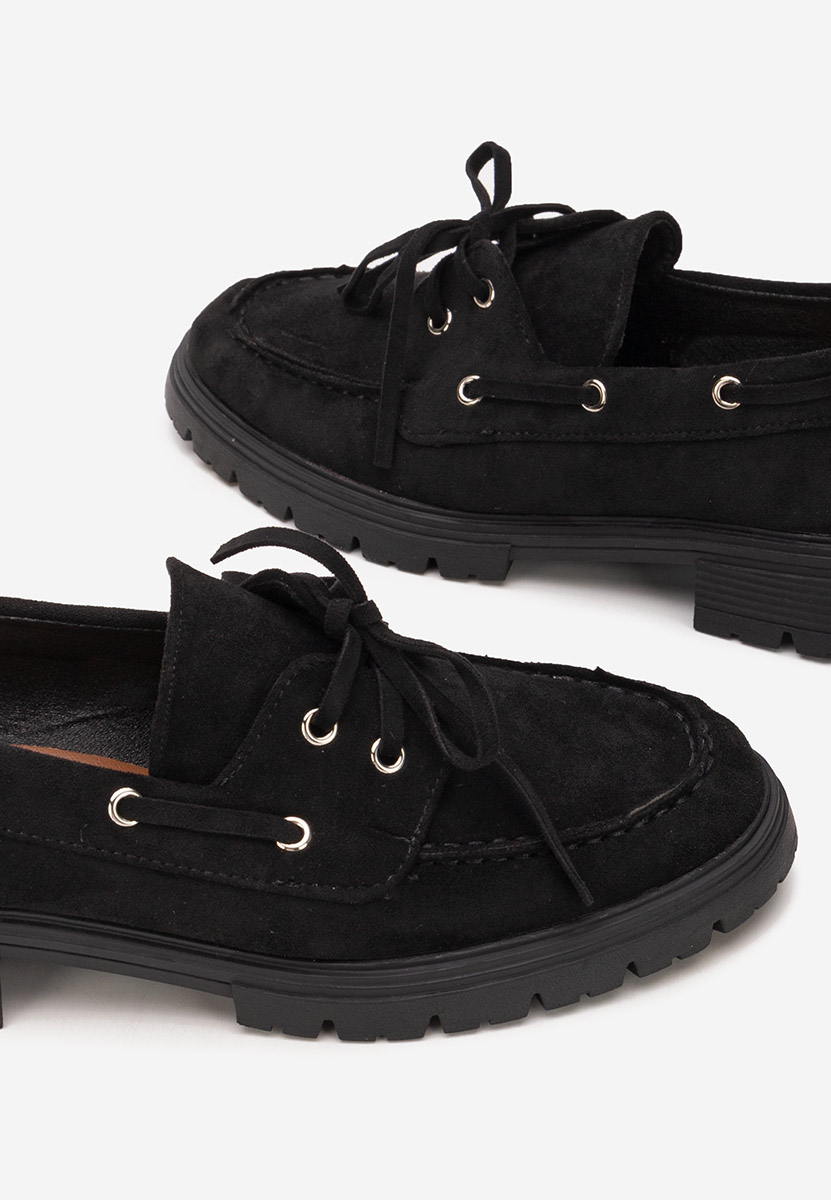 Pantofi casual dama Valoria negri