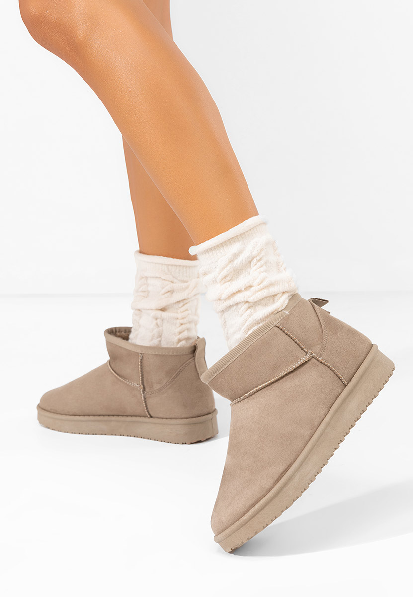 Ghete imblanite dama Andora kaki Ghete imblanite dama Andora kaki