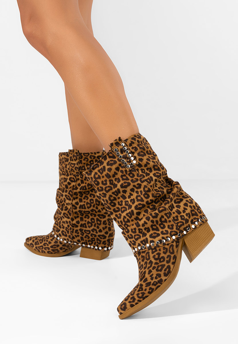 Cizme dama Vedala leopard