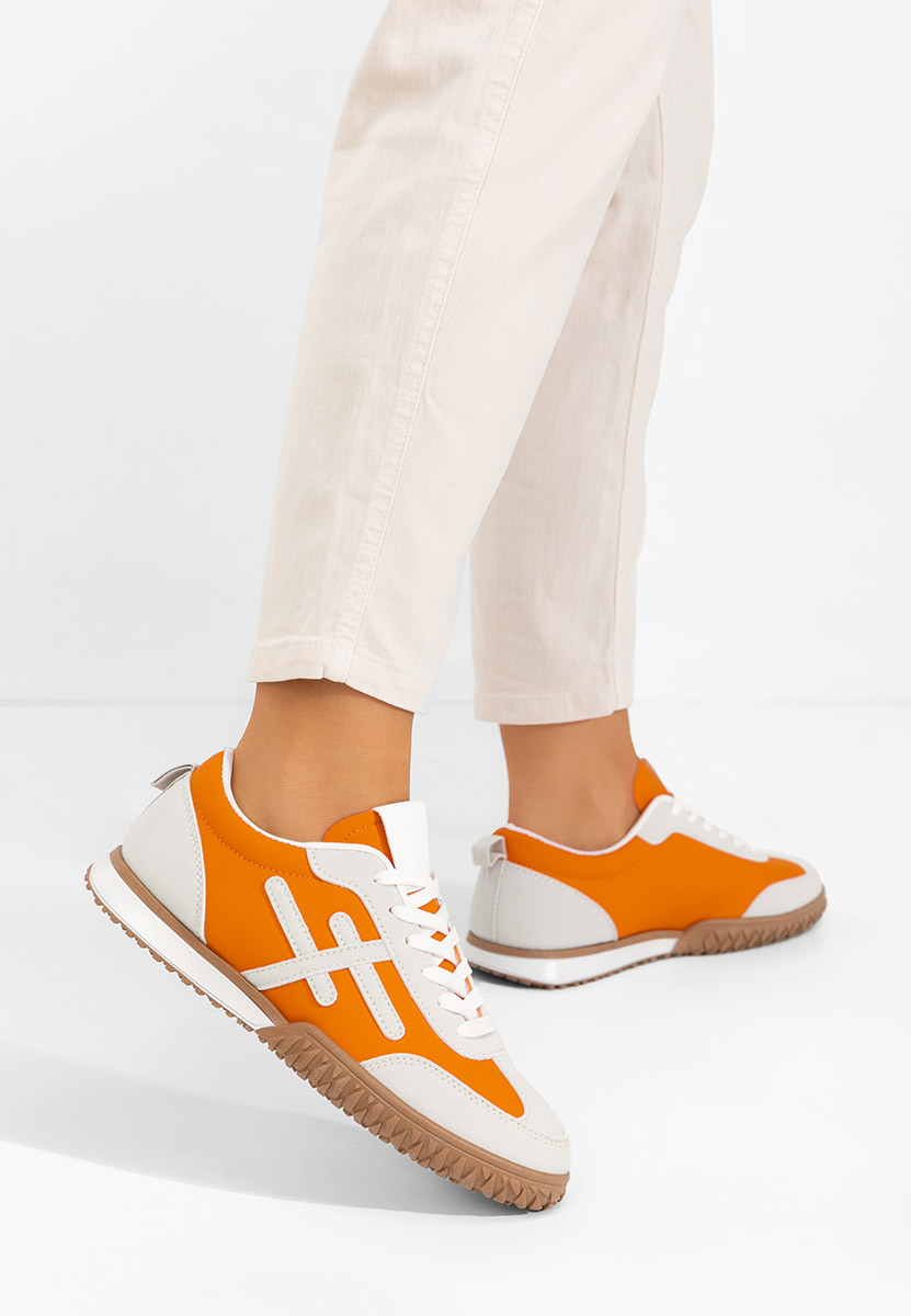 Sneakers dama Loriva portocalii
