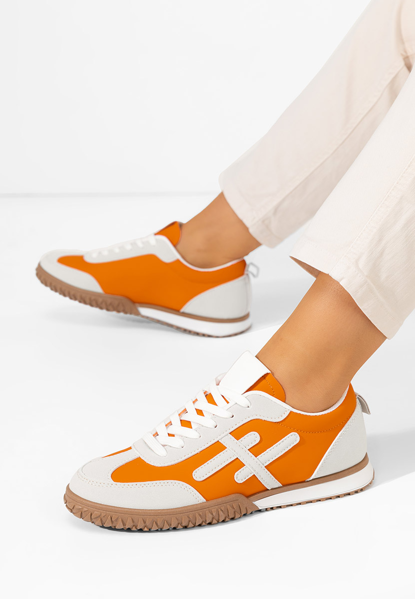 Sneakers dama Loriva portocalii
