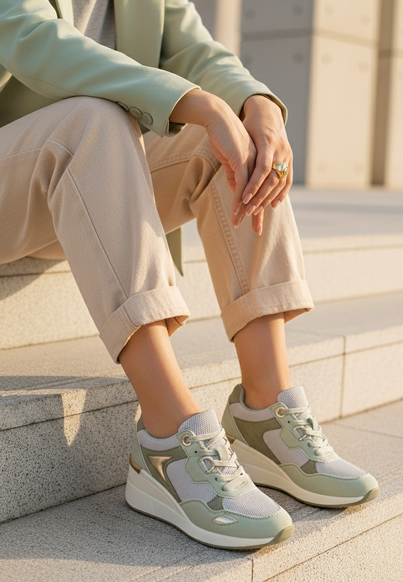 Sneakers dama Karlie verzi