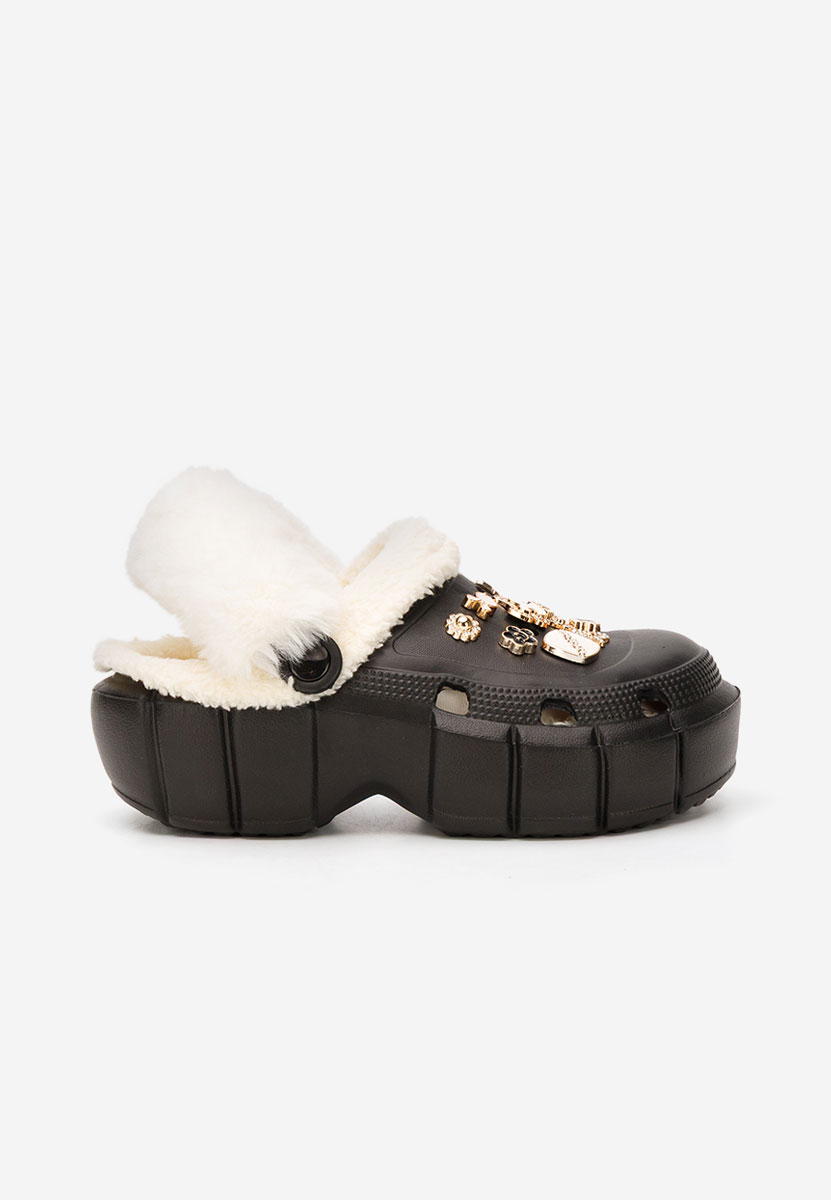 Saboti dama cu platforma Aldeva negri