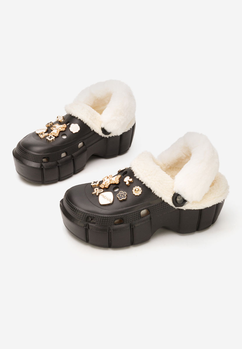 Saboti dama cu platforma Aldeva negri