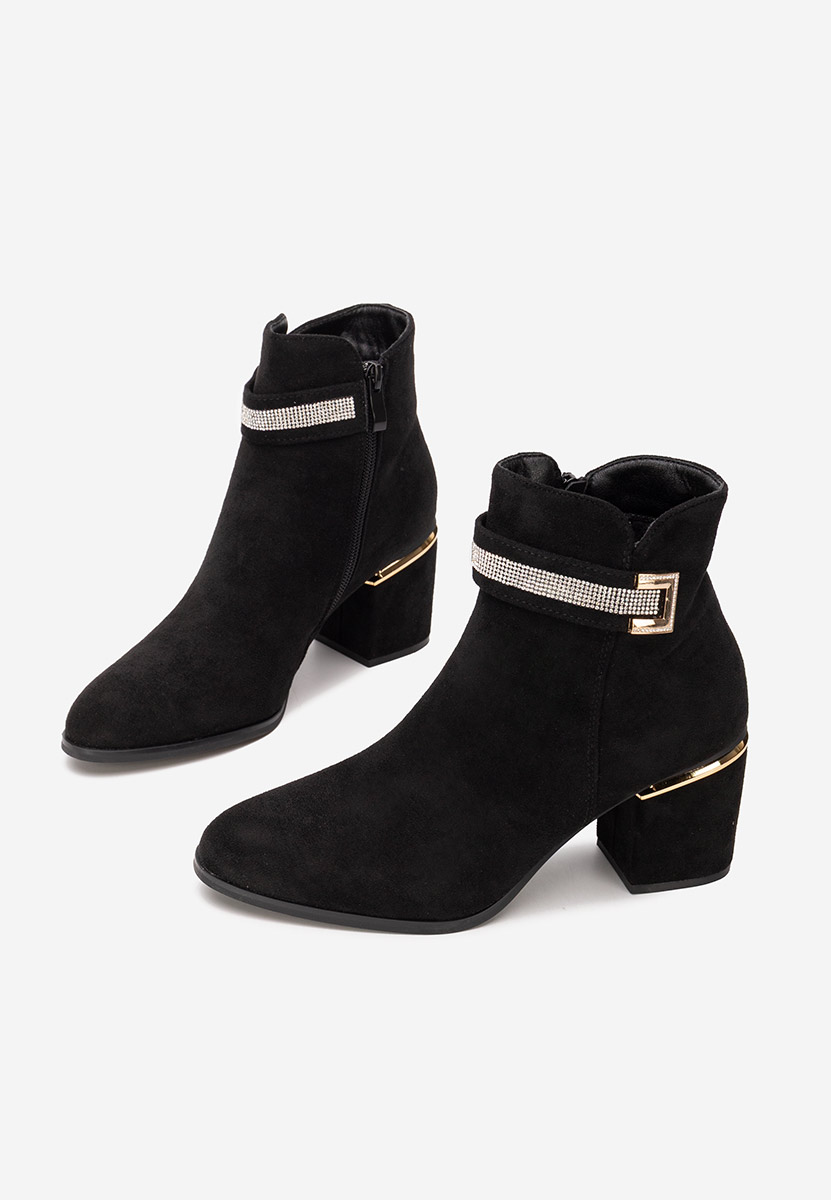 Botine elegante Chameli negre