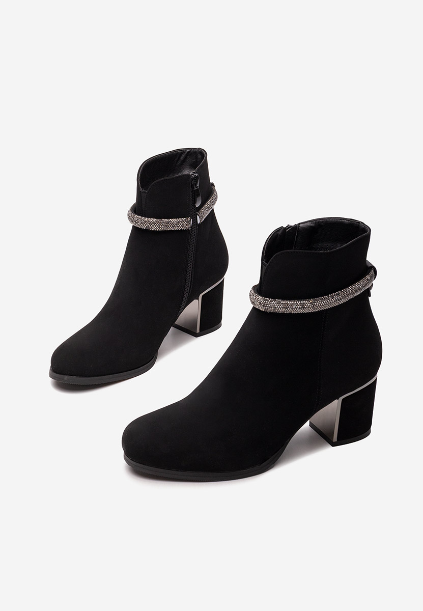Botine elegante Aliena negre