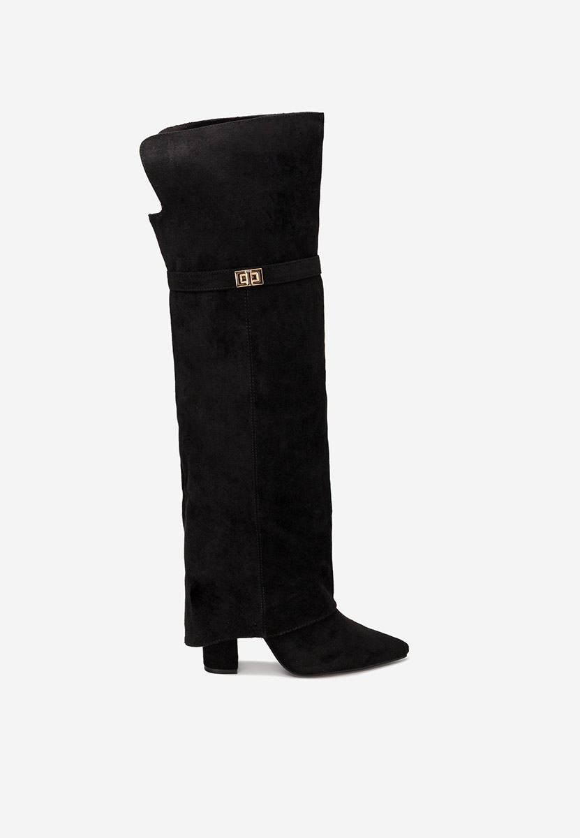 Cizme lungi peste genunchi Crisia V2 negre