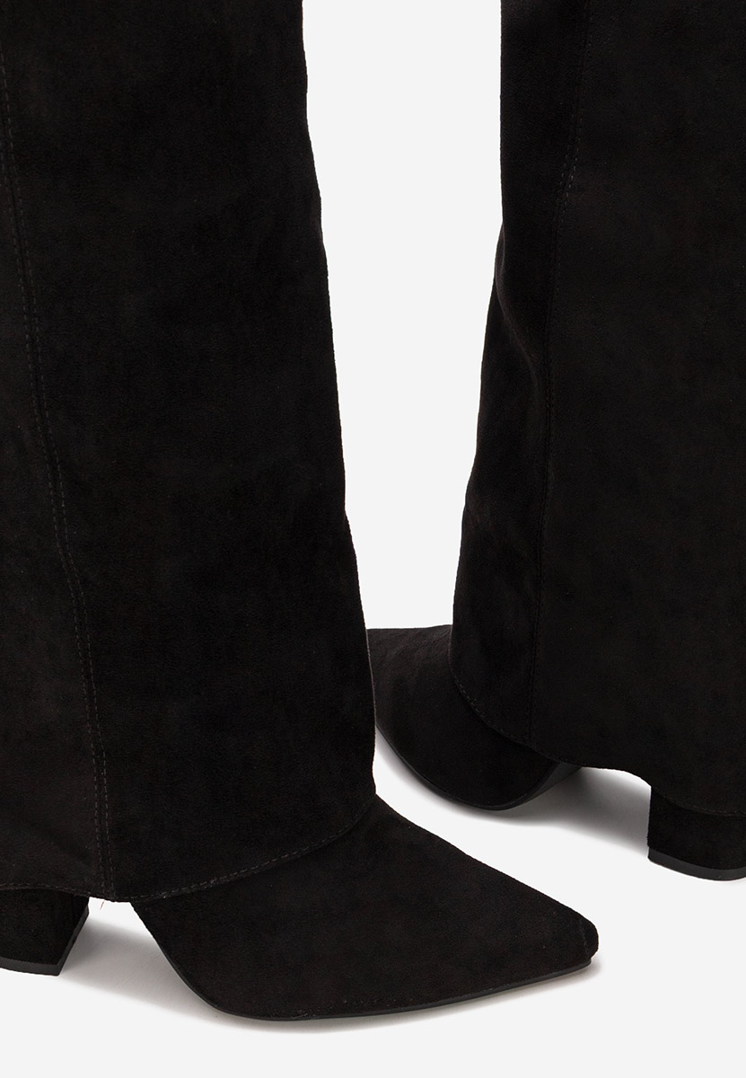 Cizme lungi peste genunchi Crisia V2 negre