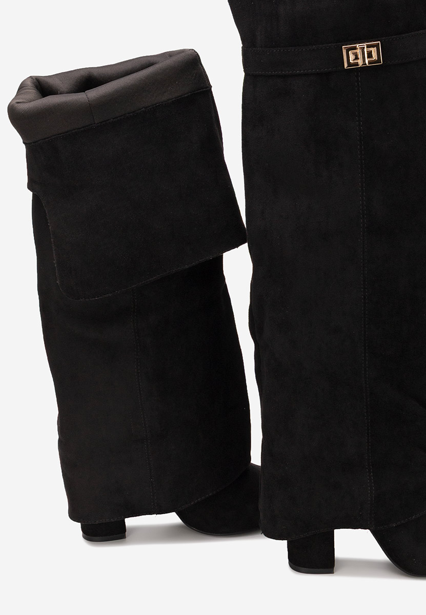 Cizme lungi peste genunchi Crisia V2 negre