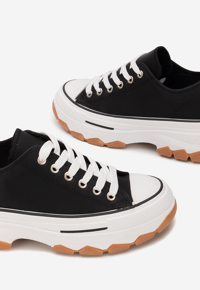 Tenisi cu platformă Raviana V4 negri