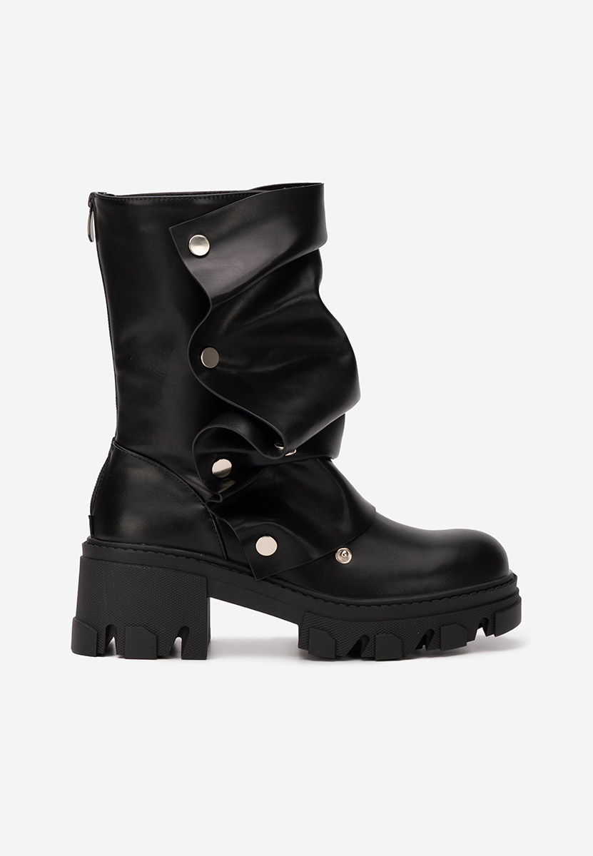 Cizme scurte dama Valena negre