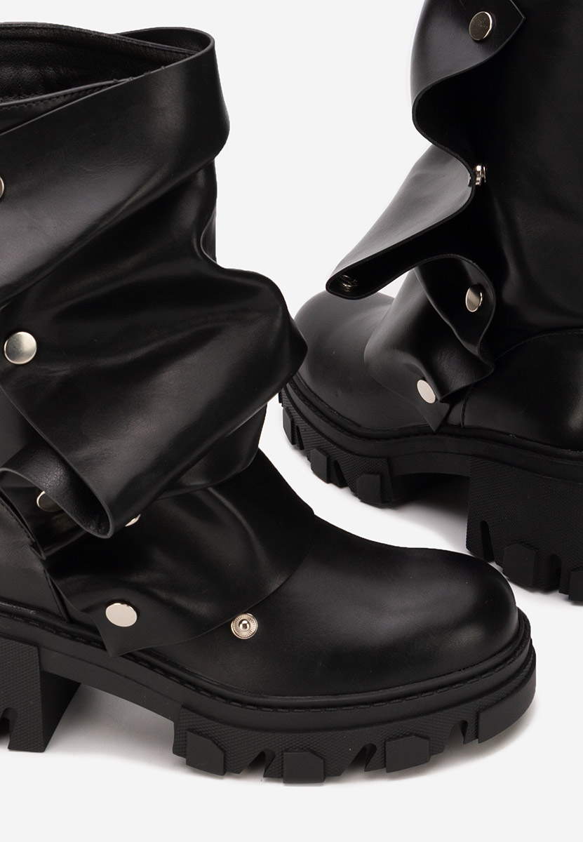 Cizme scurte dama Valena negre