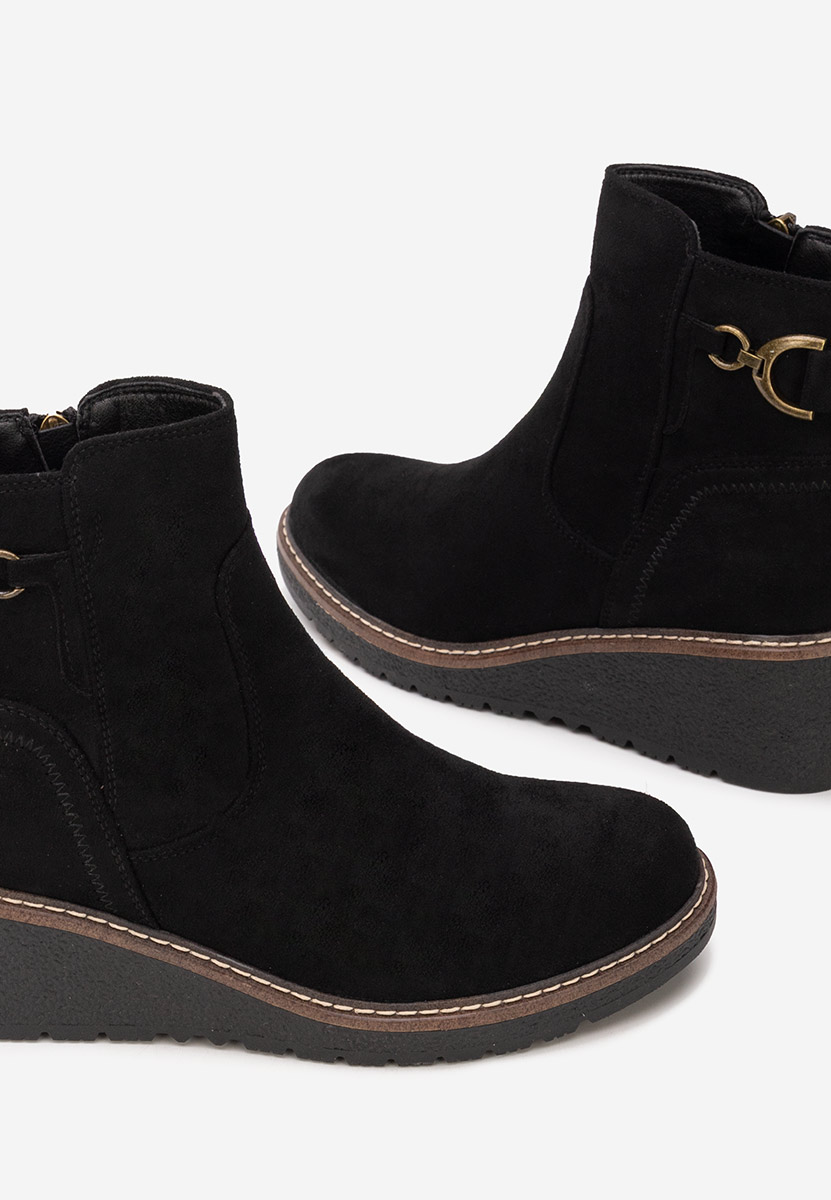 Ghete cu platforma Celmira negre