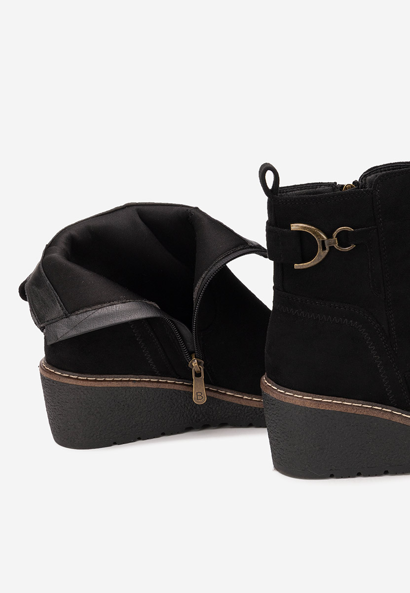 Ghete cu platforma Celmira negre