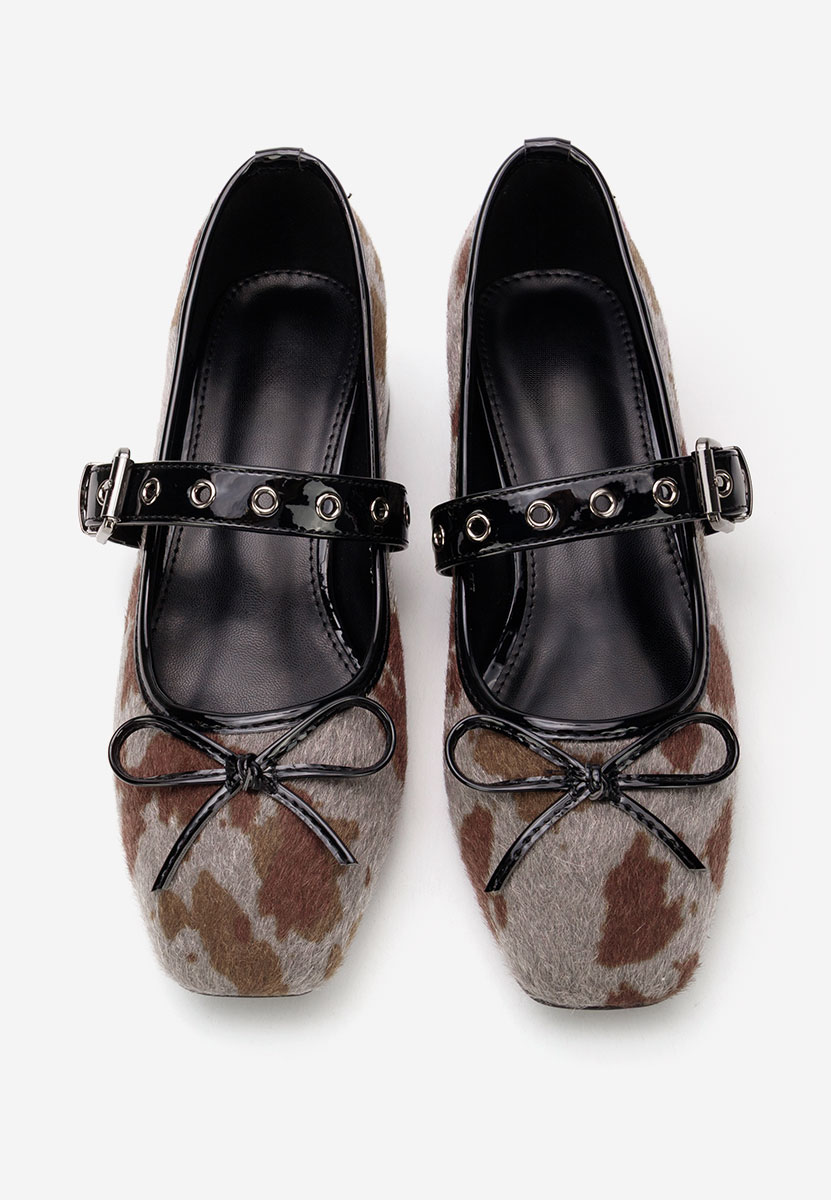 Pantofi cu toc mic Blivira gri