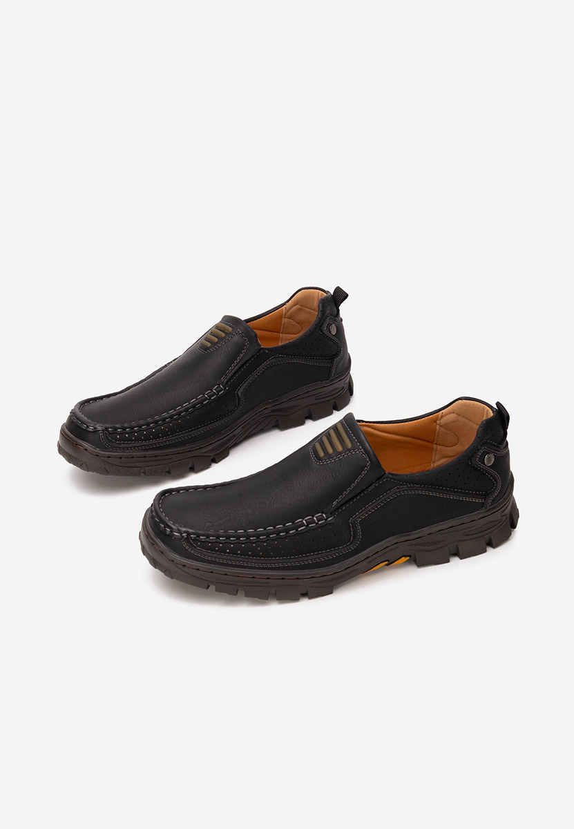 Pantofi casual barbati Alveron negri Pantofi casual barbati Alveron negri