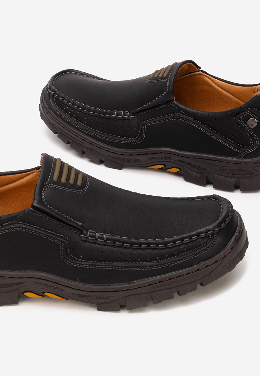 Pantofi casual barbati Alveron negri Pantofi casual barbati Alveron negri