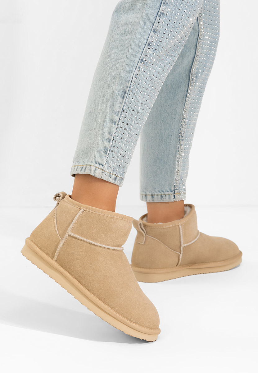 Cizme tip ugg Crisea V3 bej