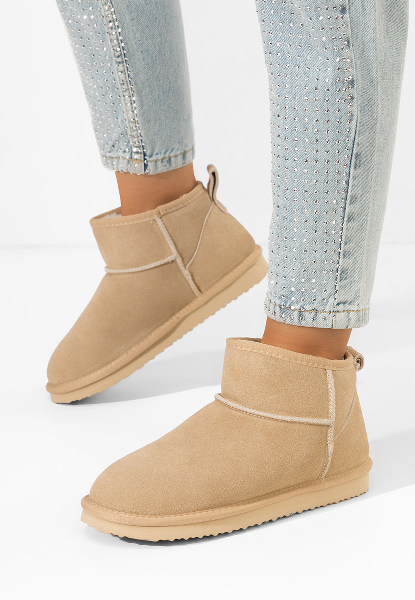 Cizme tip ugg Crisea V3 bej
