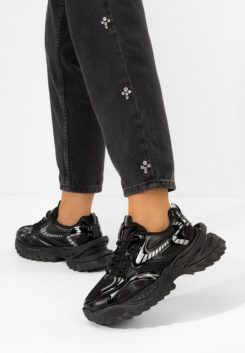 Sneakers cu platformă Jacalyn negri