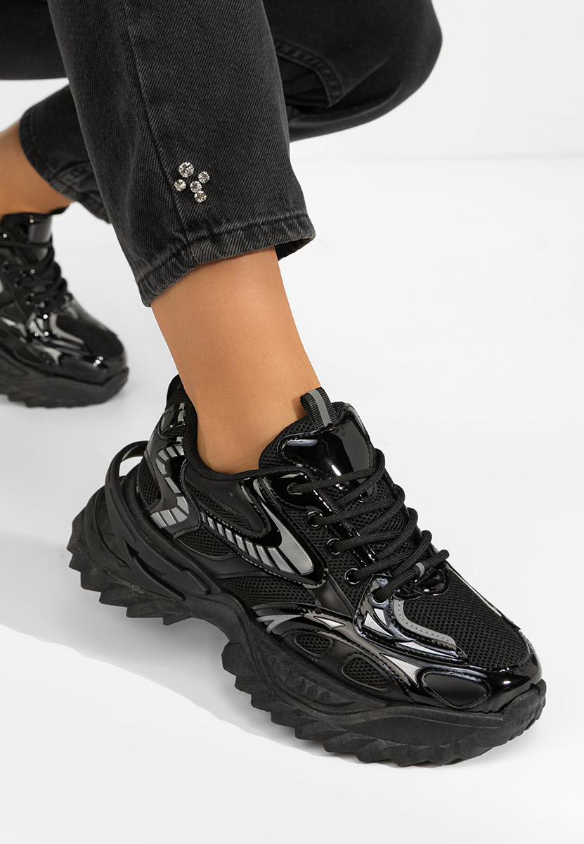 Sneakers cu platformă Jacalyn negri