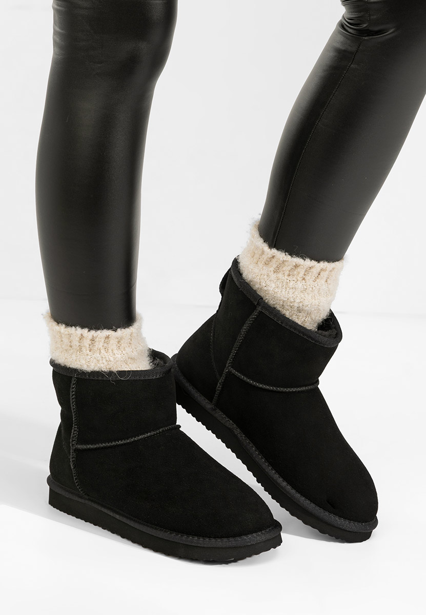 Cizme tip ugg Crisea V2 negre