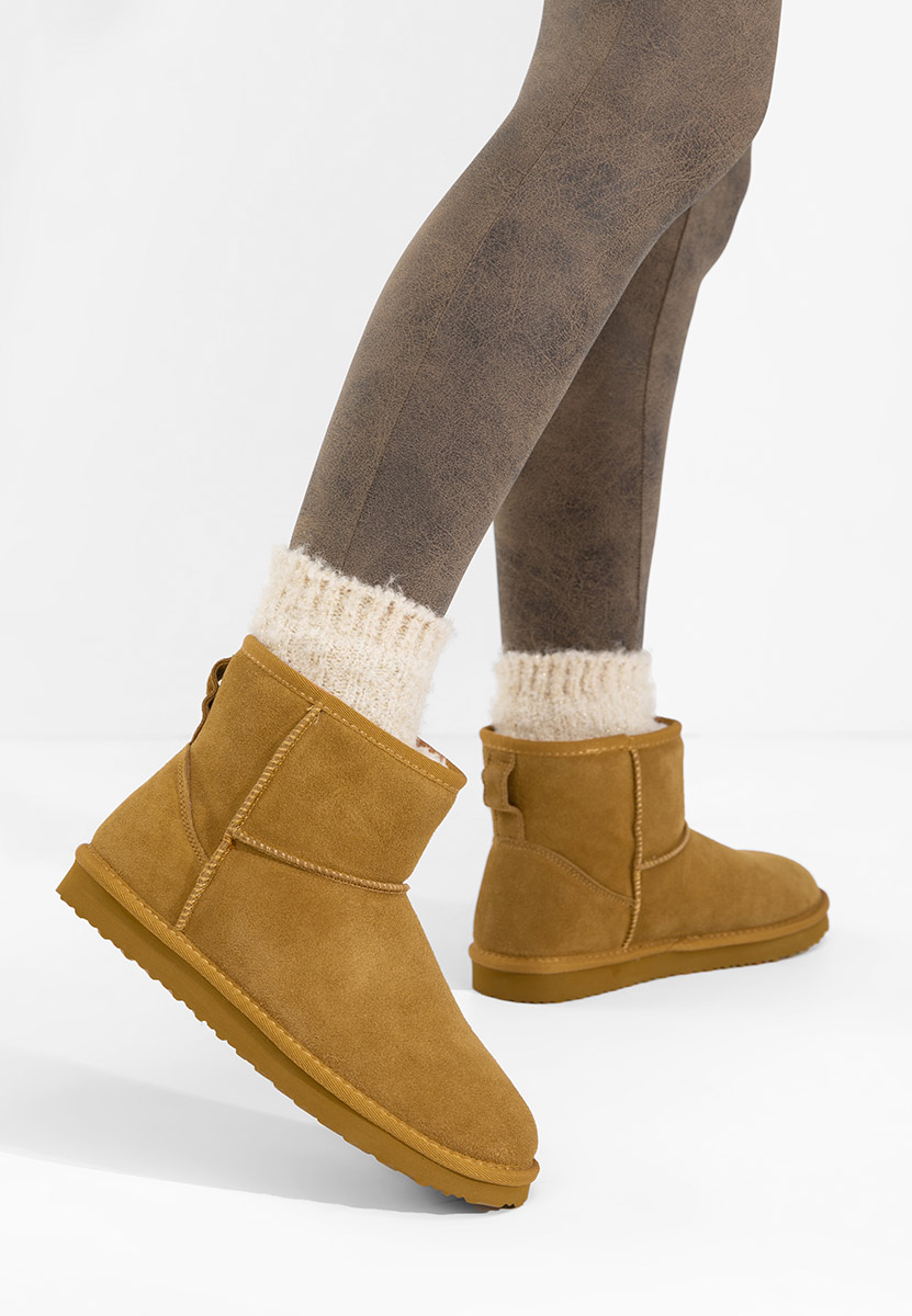 Cizme tip ugg Crisea V2 camel
